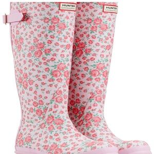 Hunter x Love Shack Fancy Tall Wellington Rain Boots size 6 new